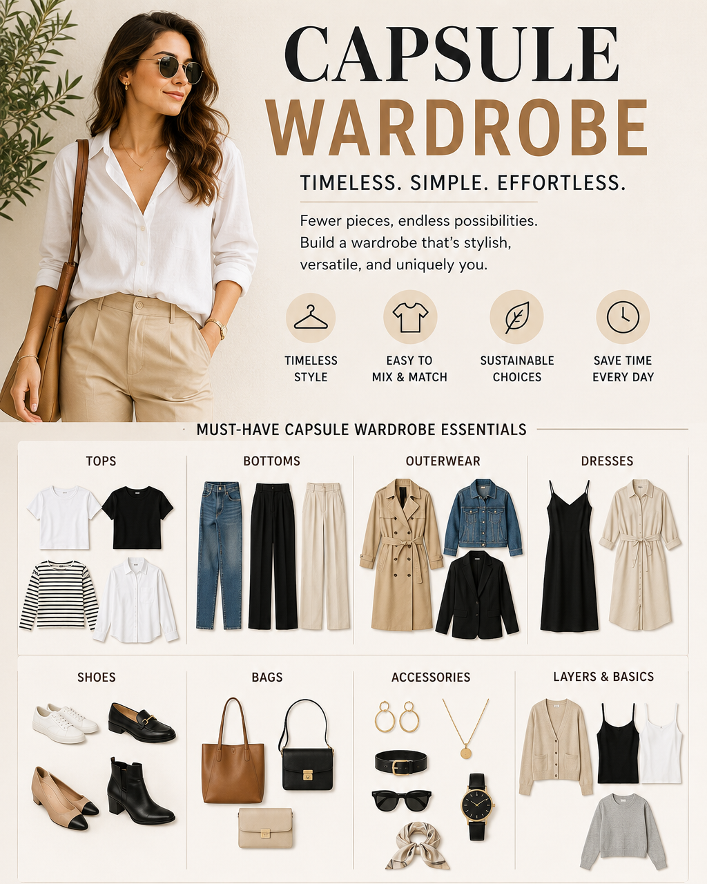 Capsule Wardrobe Essentials for Women: Build a Timeless and Versatile Closet